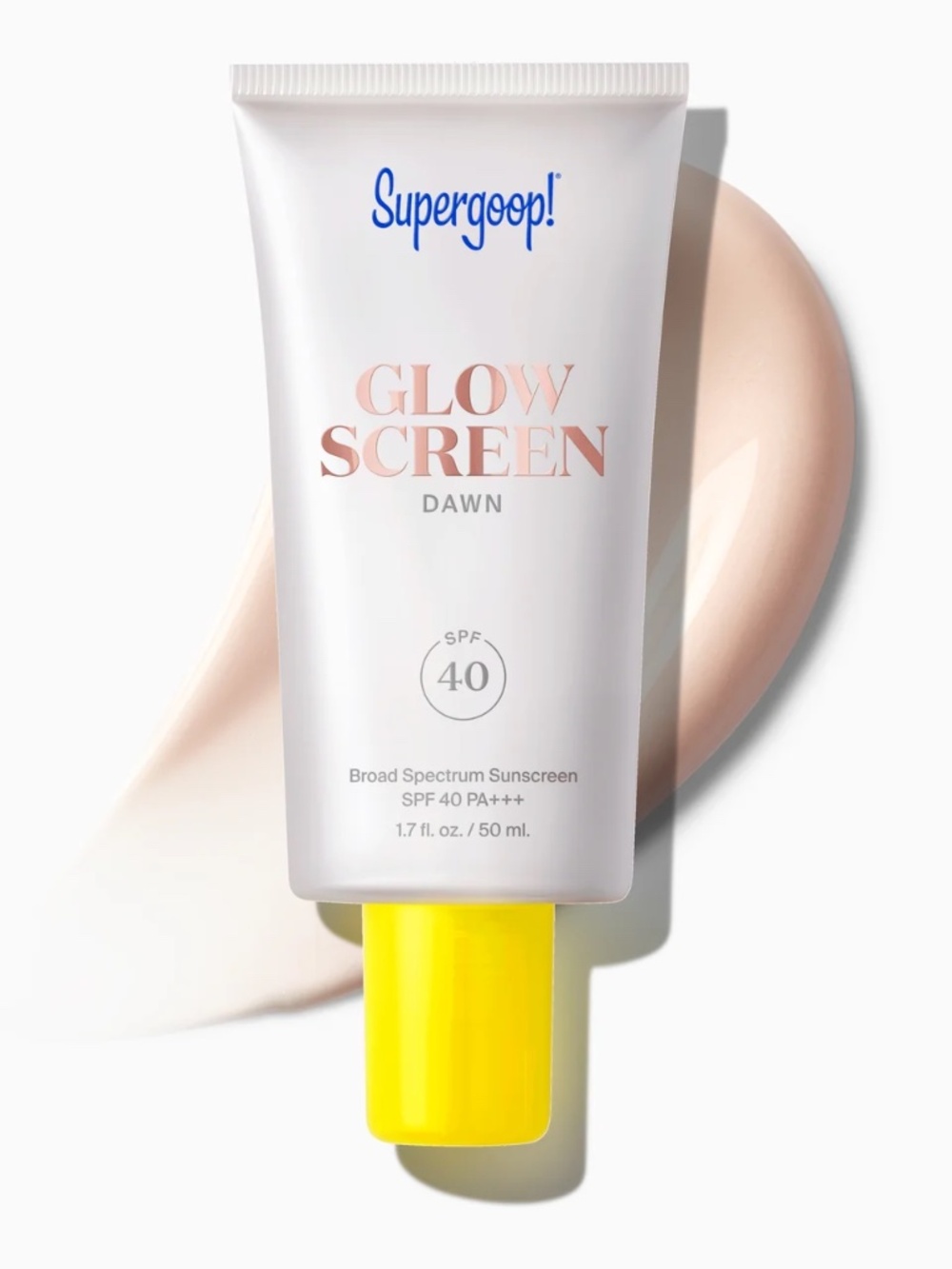 BRAND NEW in box, SEALED Supergoop! Glow Screen Tinted Sunscreen 1.7 oz - DAWN